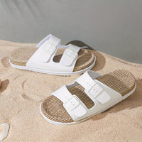 Stijlvolle heren zomer-slippers met verstelbare banden - GripStep