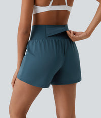 Atmungsaktive & Schnell Trocknende High-Waist Damen-Fitnessshorts – Mirabella