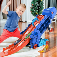 3-in-1 Race Truck voor Kinderen -  T-Rex Transporter