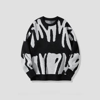 Pullover mit Kühnem Abstraktem Muster - Tobias