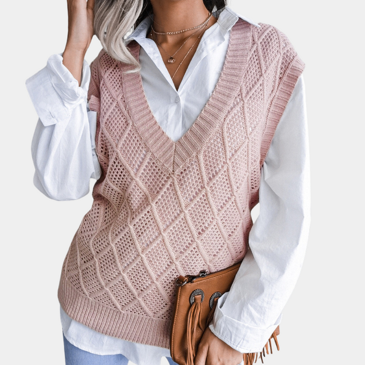 Angeza - Trendy Knitted Sweater for Women