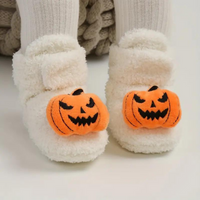 Kinder-Halloween-Schlappen mit Cartoonmuster – SpookySteps