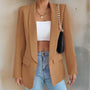 Stilvoller Damenblazer aus Polyester-Baumwolle - SophieBlaze