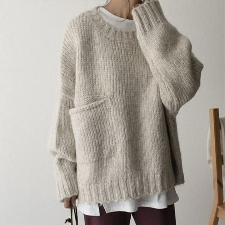 Oversized Strickpullover - AutumnComfort