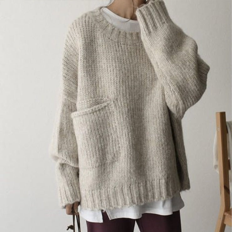 Oversized Strickpullover - AutumnComfort