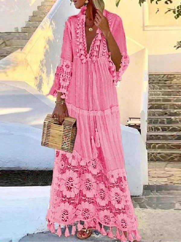 Stilvolles Ibiza-Kleid Damen – Elina