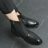 Luxuriöse Herren-Lederstiefel - Levi