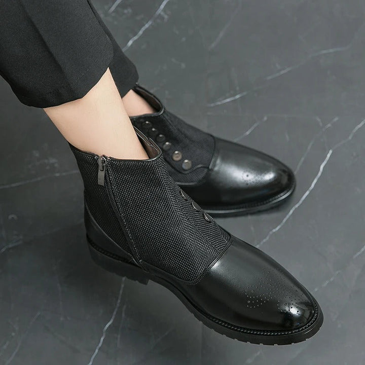 Luxuriöse Herren-Lederstiefel - Levi