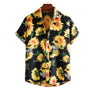 Leichtes & Stilvolles Herren-Tropenhemd mit Blumenmuster - Mateo