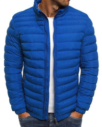 Einfarbige Jacke mit Reißverschluss - Ethan