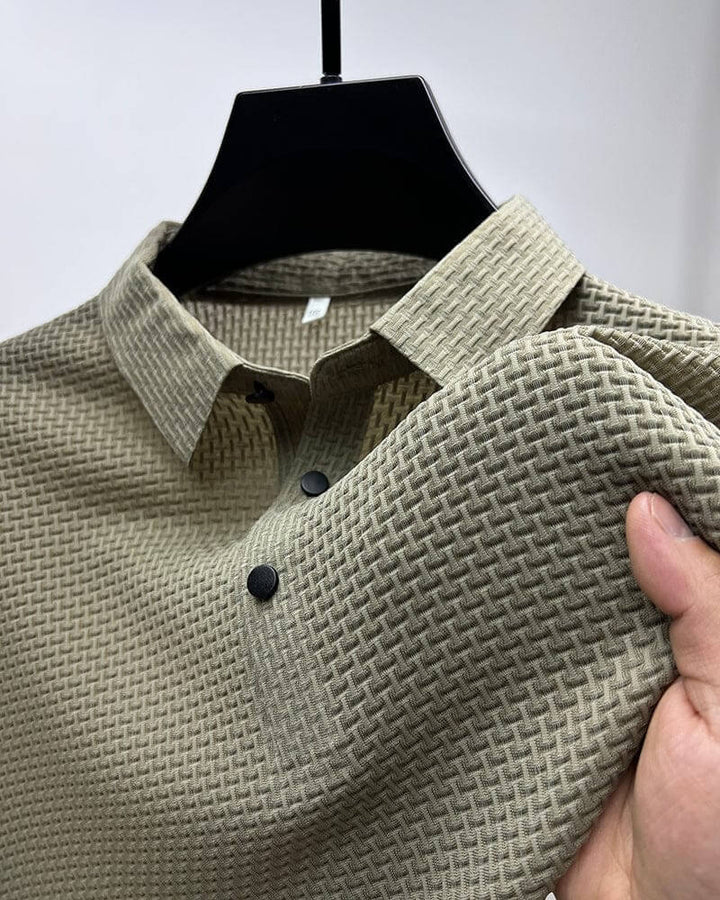 Herenpolo van Ademend Mesh – Matteo