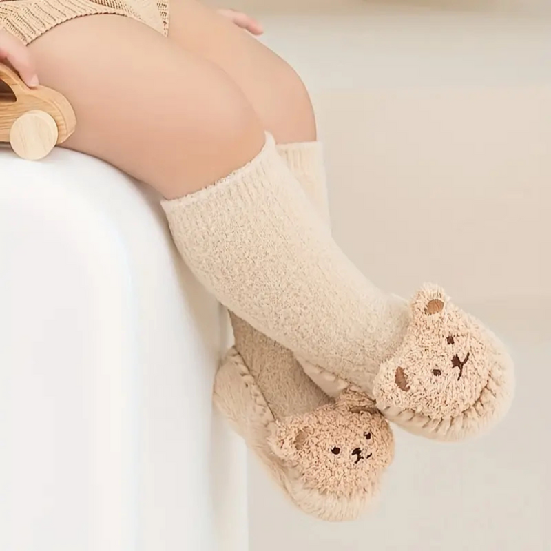Children's House Slipper Socks with Bears – CozyBear