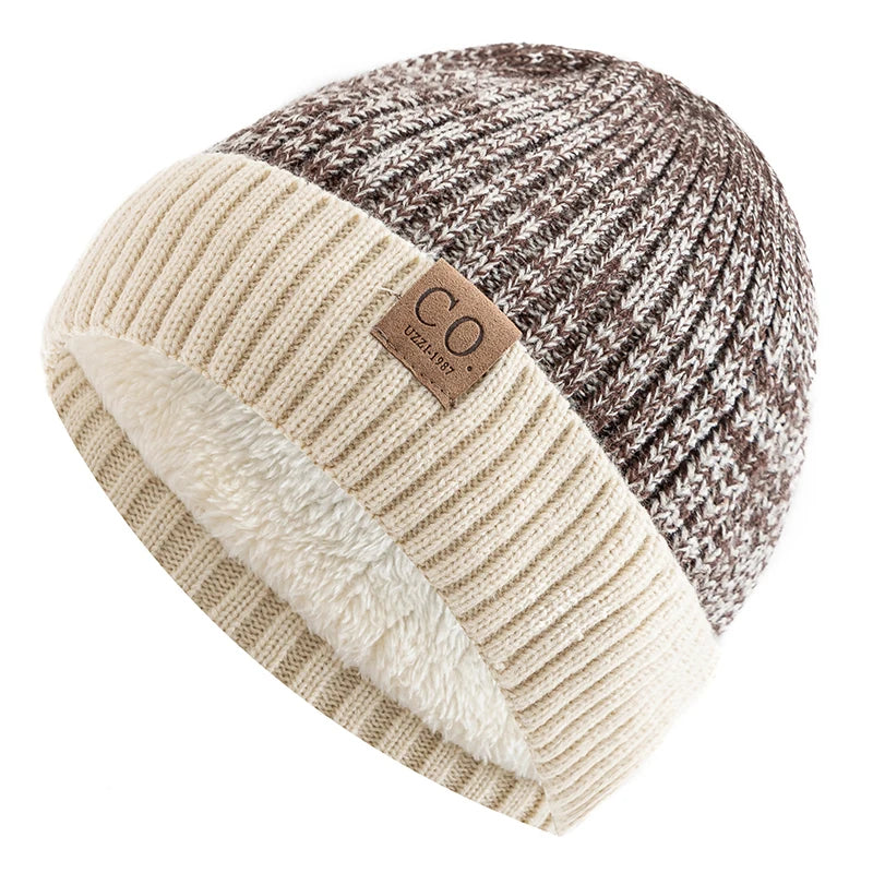 Vintage Vibe Beanie | Retro gefütterte Wintermütze