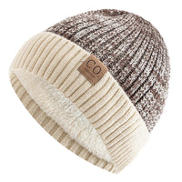 Vintage Vibe Beanie | Retro gefütterte Wintermütze
