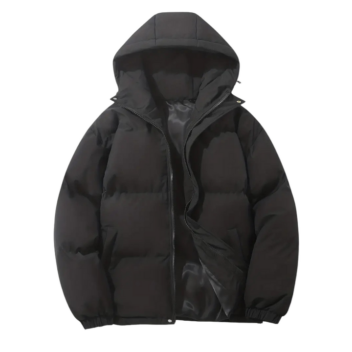 Gepolsterte Herren-Pufferjacke mit Kapuze – Elias
