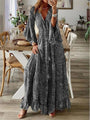 Boho Maxikleid mit fließender Passform & Details – Amira