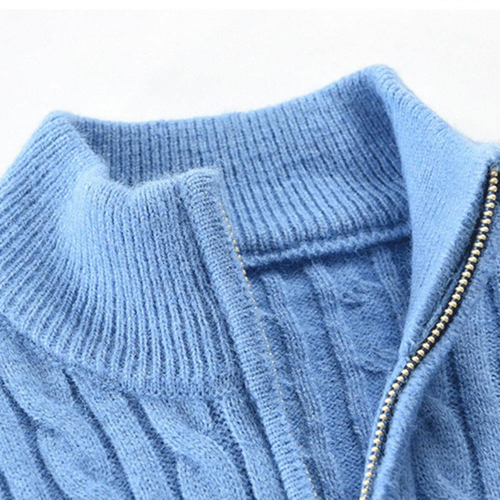 Trendiger Herrenpullover mit Stehkragen - Ruben