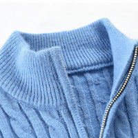 Trendiger Herrenpullover mit Stehkragen - Ruben