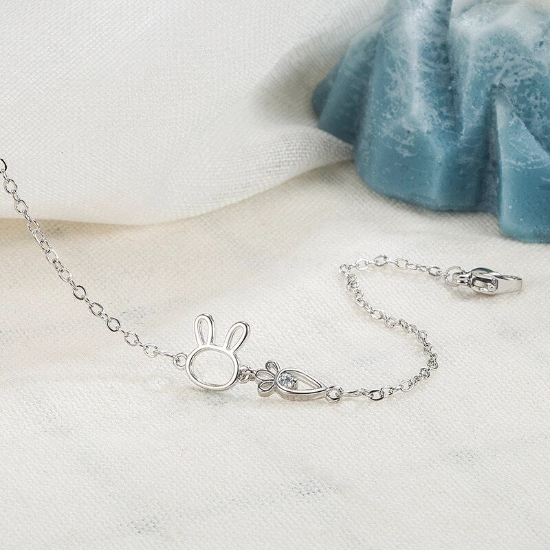 Rabbit Pendant Bracelet | Minimalistic and Cute