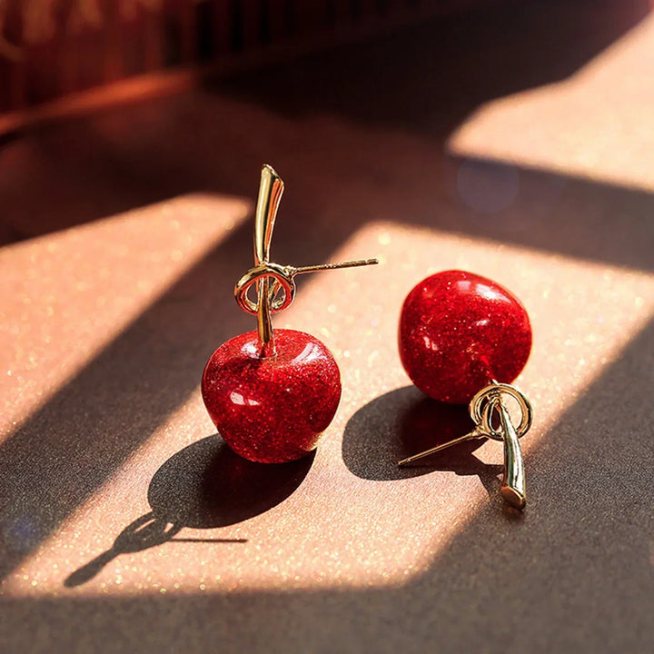 Red Cherry Earrings