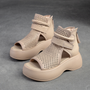 Orthopädische Damen-Ledersandalen mit stoßdämpfender Sohle - Meike