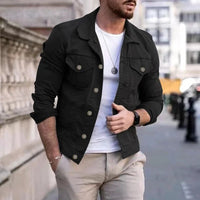 Herren-Denimjacke mit Slim-Fit-Passform – Milan