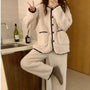 Jasmijn Fluff Pyjama Duo | Warm & Bequem