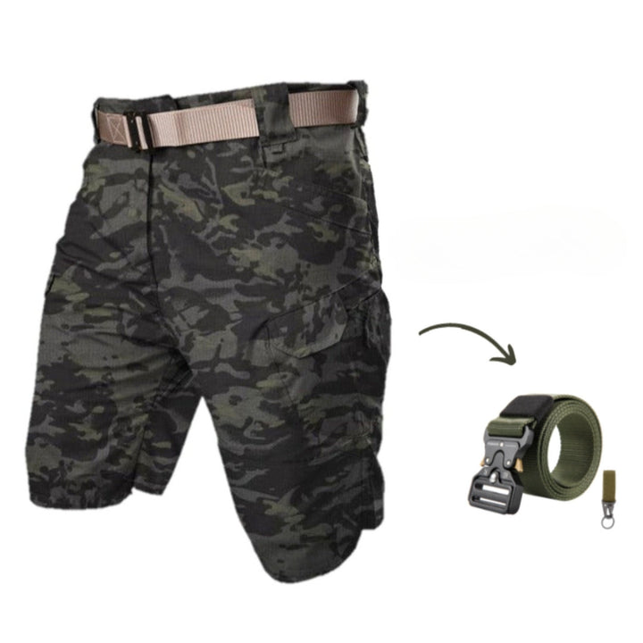 Heren Korte Cargo Shorts met 7 zakken & Gratis riem – Taro