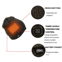 KnitTech Beanie | USB Rechargeable Hat