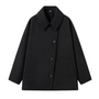 Damen Übergangsjacke im Oversize-Look mit Knopfleiste – Selina