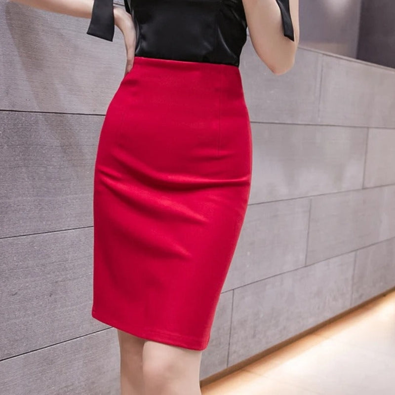 Business Bleistiftrock mit Hoher Taille – Sophie
