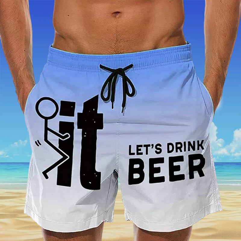 Hawaii Heren Zwembroek met Elastische Taille – Fabio