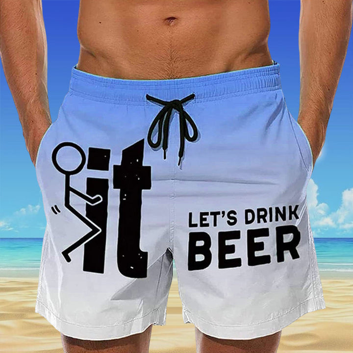 Hawaii Heren Zwembroek met Elastische Taille – Fabio