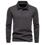 Herren-Poloshirt mit langen Ärmeln - Vince