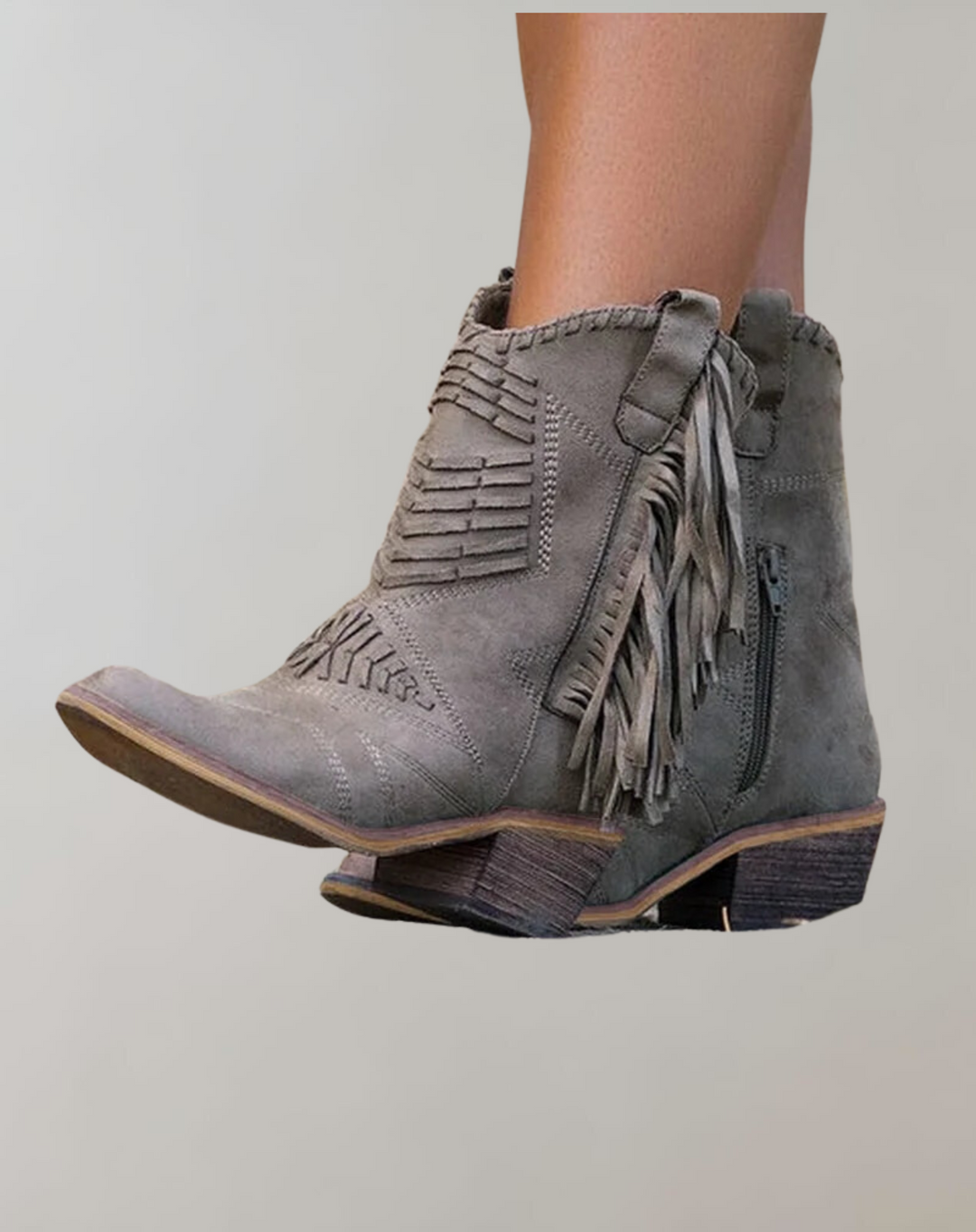 Stilvolle Damen Stiefel mit Quasten - Selena
