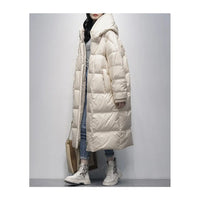 Lang Gefütterte Damen Winterjacke - Amara