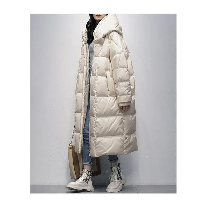 Lang Gefütterte Damen Winterjacke - Amara
