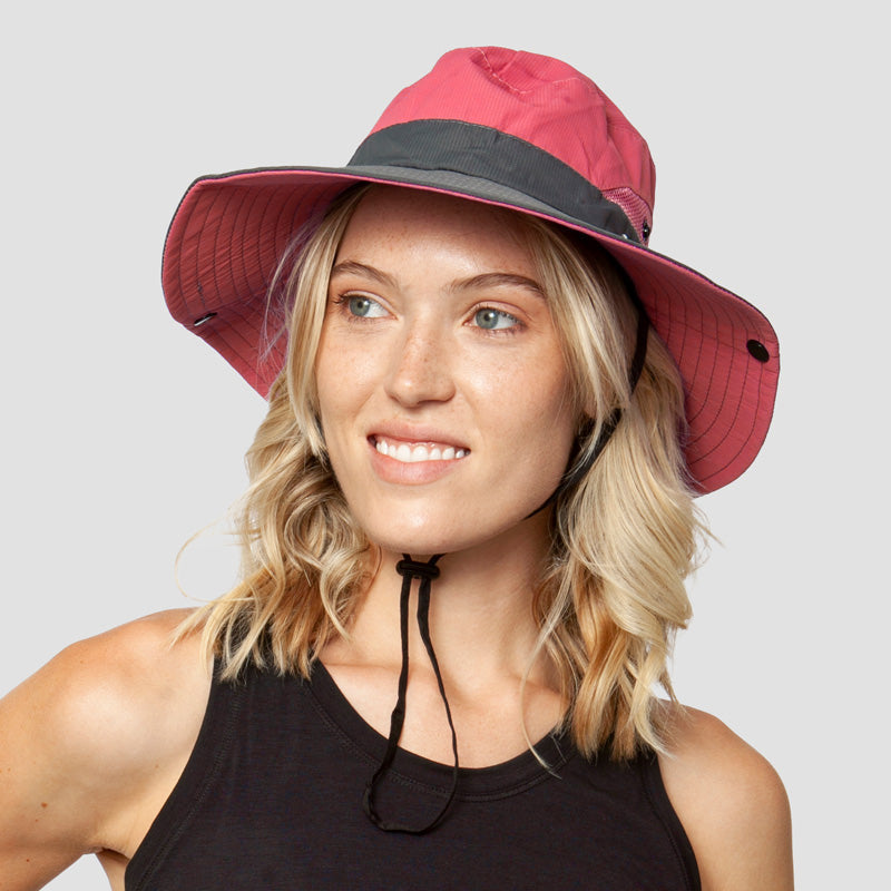 Breathable UV protection women's sun hat foldable with ponytail opening – Liane (Buy 1, Get 1 FREE)