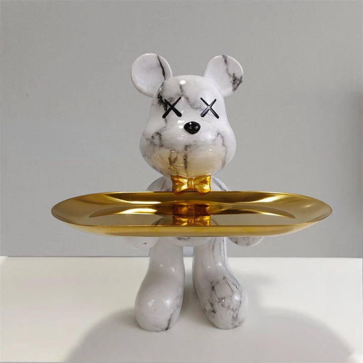 Dekorative Aufbewahrungsfigur – Bruno Tischbär
