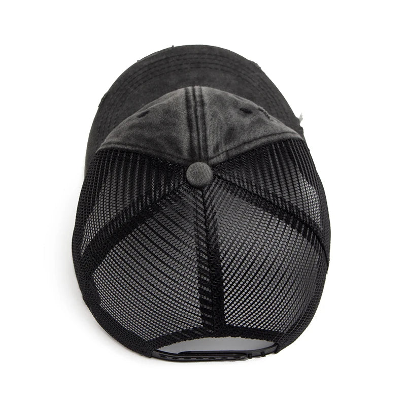 Cap mit Flechtöffnung & Mesh-Design – 1 kaufen, 1 gratis – Liora