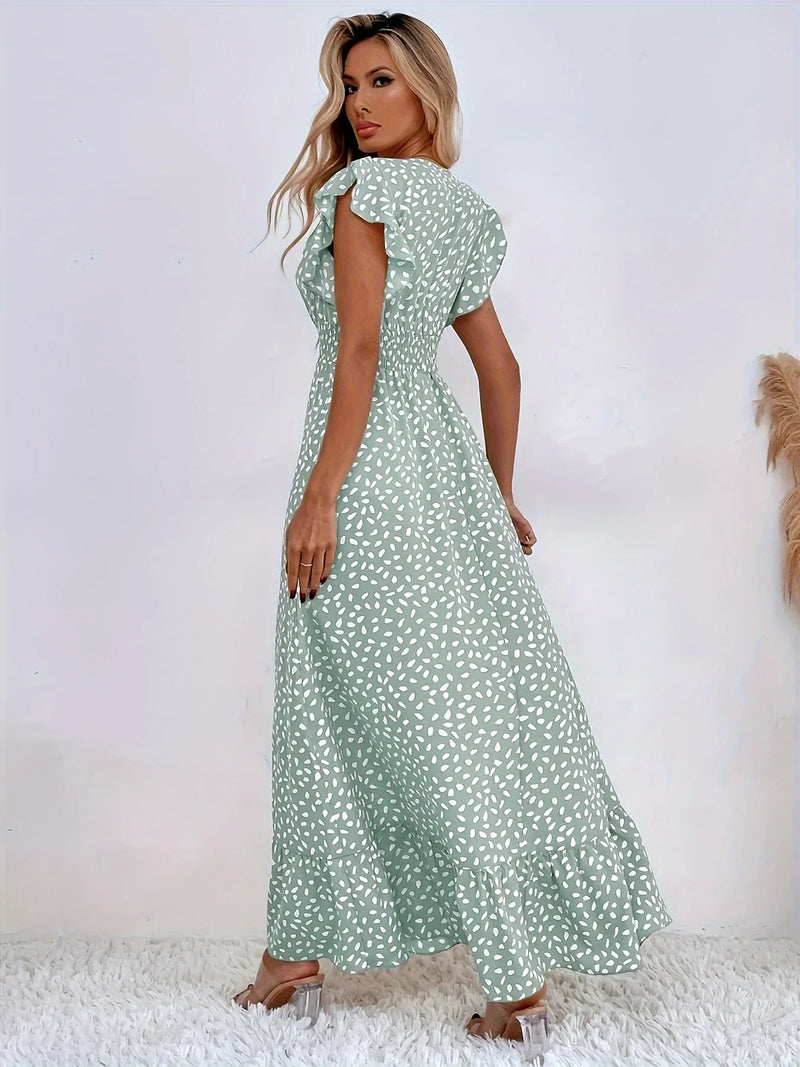 Flora-Print Rüschenkleid | Stilvoll und trendig