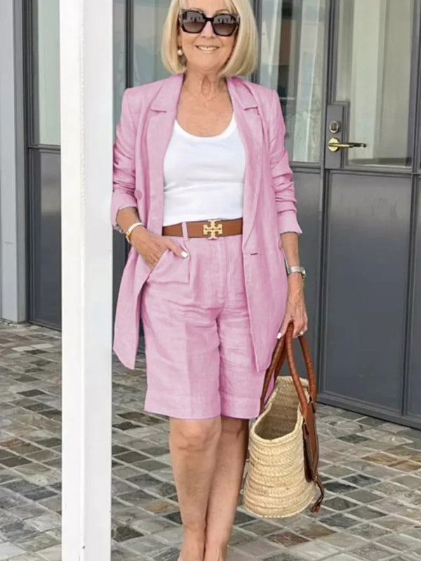 Trendiges Damen-Leinen-Sommer-Set – Camille