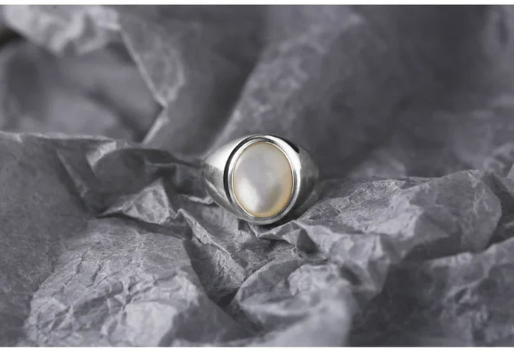 Pinctada Albina Silver Ring - Isla