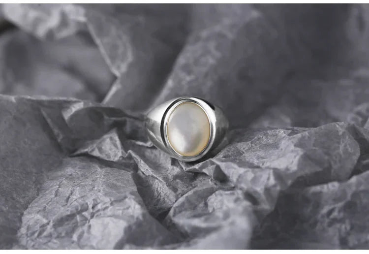 Pinctada Albina Silver Ring - Isla