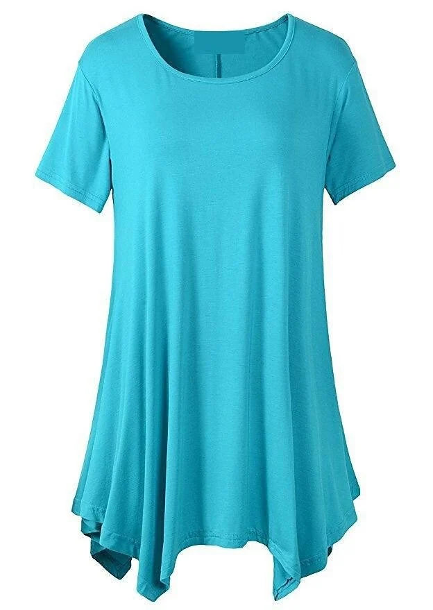 Locker sitzendes Damen-T-Shirt mit kurzen Ärmeln – Taryn