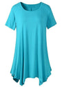 Locker sitzendes Damen-T-Shirt mit kurzen Ärmeln – Taryn