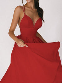 Trägerkleid mit V-Ausschnitt - Noa