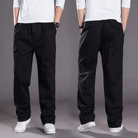 Gerade Herren Cargohose mit elastischem Bund - Odin