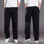 Gerade Herren Cargohose mit elastischem Bund - Odin