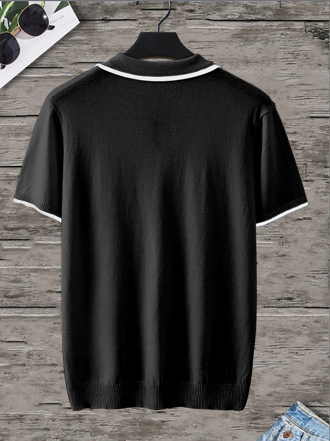 Trendy Zwarte Heren Polo - Rafael